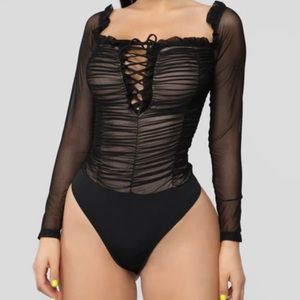 Fashion Nova Mesh Bodysuit